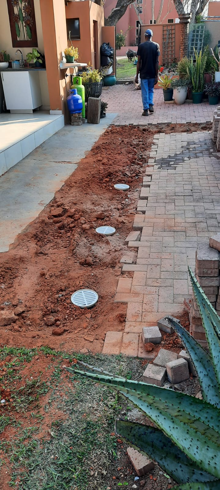 Reinstated paving and surface after works